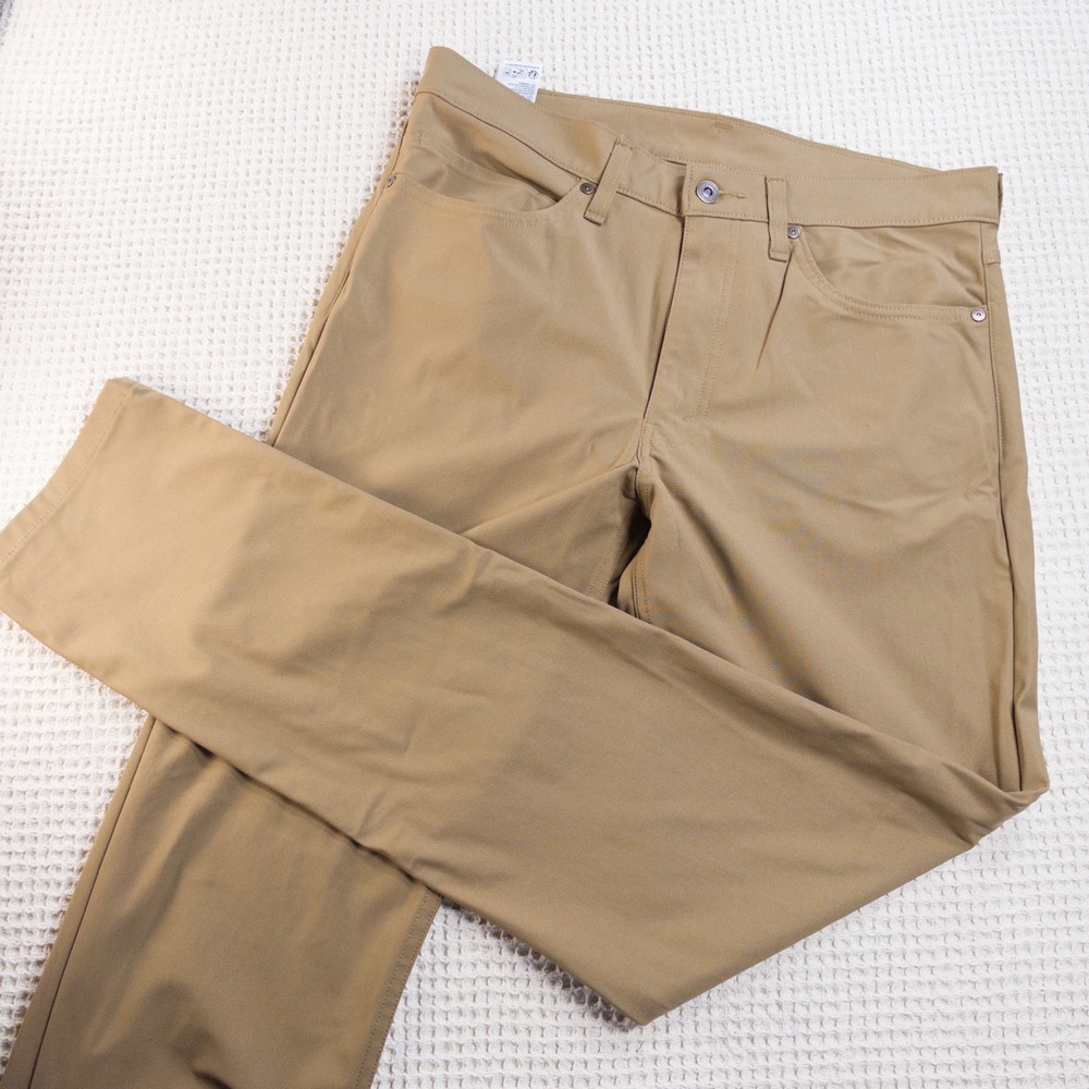 Levis 511 Slim Fit Khaki Tan Pants Mens 34x34 Engineered for Movement